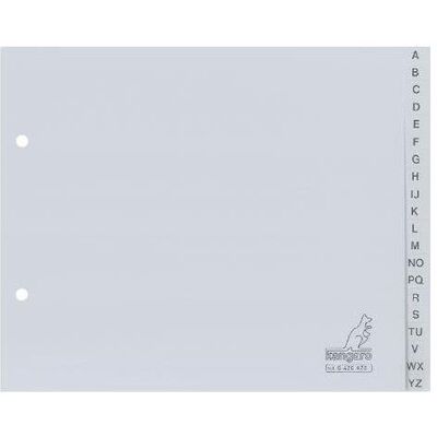 Kangaro, Classeur : accessoires, G420AZS Onglets et séparateurs d'archivage et de stockage blanc /Stationnaire - Publicité Kangaro, Classeur : accessoires, G420AZS Onglets et séparateurs d'archivage et de stockage blanc /Stationnaire - Publicité