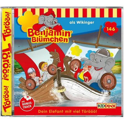 Kiddinx Benjamin Blümchen 146 - en Viking, Livres audio de Benjamin Blümchen - Publicité Kiddinx Benjamin Blümchen 146 - en Viking, Livres audio de Benjamin Blümchen - Publicité