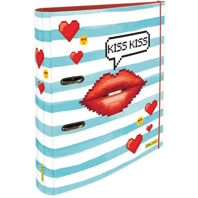 Online, Classeur, Kiss Kiss (A4, 40 mm) - Publicité Online, Classeur, Kiss Kiss (A4, 40 mm) - Publicité