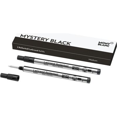 Montblanc, Cartouche de rechange + encrier, Recharges de roller LeGrand (Noir, 0.50 mm, 2 pcs) - Publicité Montblanc, Cartouche de rechange + encrier, Recharges de roller LeGrand (Noir, 0.50 mm, 2 pcs) - Publicité