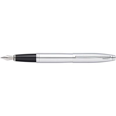 Cross, Stylo, Stylo Plume Calais Chrome Brillant M Coffret Cadeau (1x) - Publicité Cross, Stylo, Stylo Plume Calais Chrome Brillant M Coffret Cadeau (1x) - Publicité
