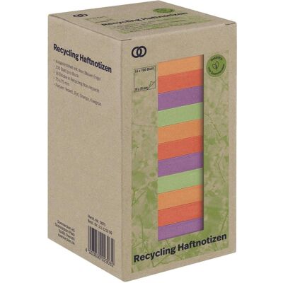 Soennecken, Notes adhésives, Papillons adhésifs oeco Recycling 75 x 75 mm (l x h) vert kiwi orange rouge violet 100 fls/bloc 16 (75 x 75 mm) - Publicité Soennecken, Notes adhésives, Papillons adhésifs oeco Recycling 75 x 75 mm (l x h) vert kiwi orange rouge violet 100 fls/bloc 16 (75 x 75 mm) - Publicité
