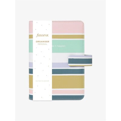Filofax, Calendrier + agenda, Good Vibes Organisateur personnel AGENDA GOOD VIBES rayé bleu pastel (3.6 x 12.8 x 14.6 cm) - Publicité Filofax, Calendrier + agenda, Good Vibes Organisateur personnel AGENDA GOOD VIBES rayé bleu pastel (3.6 x 12.8 x 14.6 cm) - Publicité