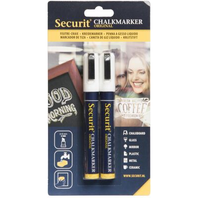 Securit, Marqueur, crayons de couleur (2x) - Publicité Securit, Marqueur, crayons de couleur (2x) - Publicité