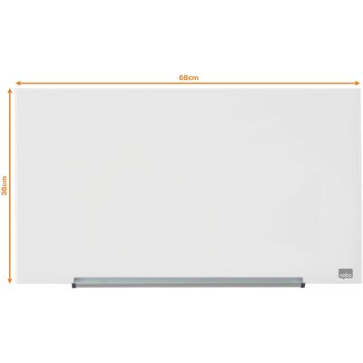 Nobo, Tableau de présentation, Plaque de verre diamantée 67 x 38 cm (68 x 38 cm) - Publicité Nobo, Tableau de présentation, Plaque de verre diamantée 67 x 38 cm (68 x 38 cm) - Publicité