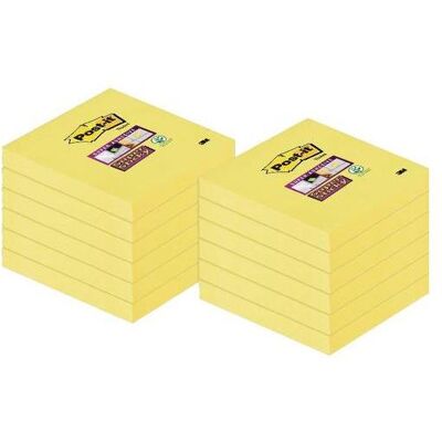 Post-it, Notes adhésives, Papillons adhésifs Super Sticky Notes, 76 x 76 mm, 12 + 12 (76 x 76 mm) - Publicité Post-it, Notes adhésives, Papillons adhésifs Super Sticky Notes, 76 x 76 mm, 12 + 12 (76 x 76 mm) - Publicité