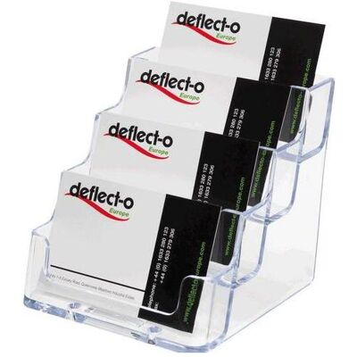 Deflecto, Porte-cartes, Présentoir pour cartes de visite - Publicité Deflecto, Porte-cartes, Présentoir pour cartes de visite - Publicité