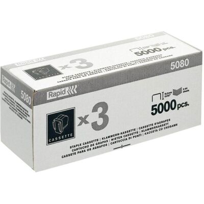 Rapid, Attaches, 5080e Cassette d'agrafes (15000x) - Publicité Rapid, Attaches, 5080e Cassette d'agrafes (15000x) - Publicité