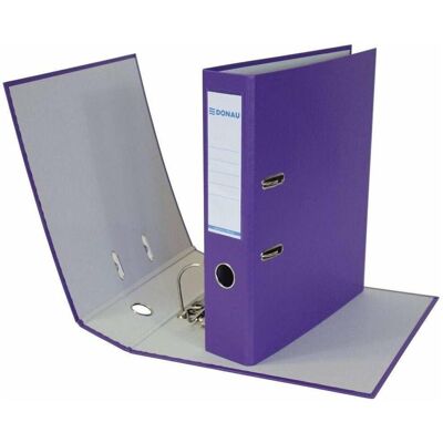 Donau, Classeur, Classeur classique violet Carton 7,5 cm DIN A4 (A4, 75 mm, 1 pcs) - Publicité Donau, Classeur, Classeur classique violet Carton 7,5 cm DIN A4 (A4, 75 mm, 1 pcs) - Publicité