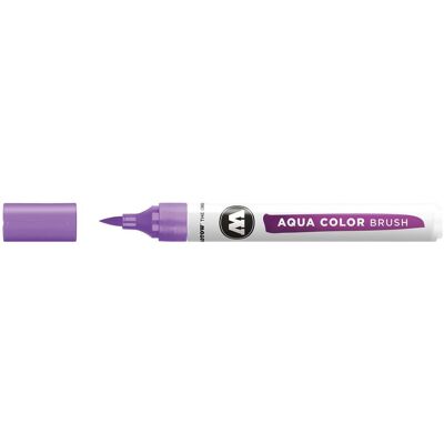 Molotow, Écriture + dessin, Crayon aquarelle Color Brush Aqua 1-2 mm violet (1x) - Publicité Molotow, Écriture + dessin, Crayon aquarelle Color Brush Aqua 1-2 mm violet (1x) - Publicité