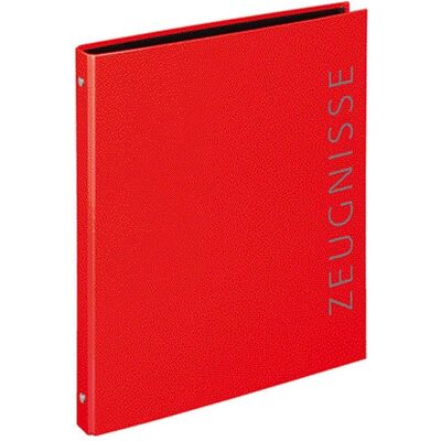 Magni, Classeur, VELOFLEX Porte-diplômes / Classeur à anneaux pour diplômes / Couleur : rouge (A4, 1 pcs) - Publicité Magni, Classeur, VELOFLEX Porte-diplômes / Classeur à anneaux pour diplômes / Couleur : rouge (A4, 1 pcs) - Publicité