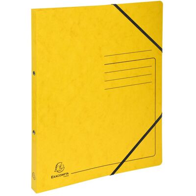5x Exacompta, Porte-documents, Classeur à anneaux Top Color A4 2 cm, Jaune (A4) - Publicité 5x Exacompta, Porte-documents, Classeur à anneaux Top Color A4 2 cm, Jaune (A4) - Publicité