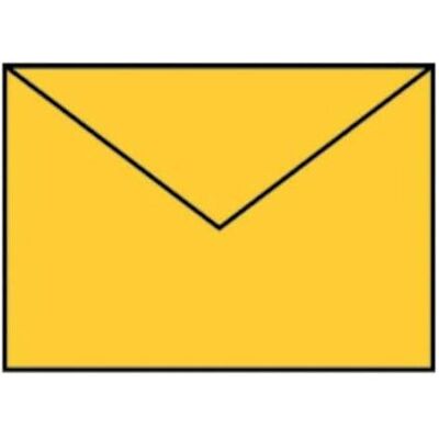 Magni, Enveloppes, Enveloppes Coloretti B6 5x jaune d'or (B6, 5x) - Publicité Magni, Enveloppes, Enveloppes Coloretti B6 5x jaune d'or (B6, 5x) - Publicité
