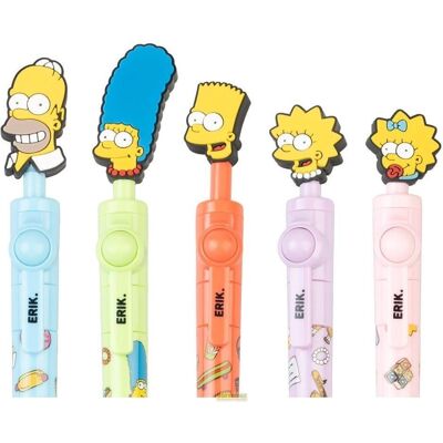Grupo Erik, Stylo, Les Simpson stylo avec capuchon rotatif présentoir (25) (25x) - Publicité Grupo Erik, Stylo, Les Simpson stylo avec capuchon rotatif présentoir (25) (25x) - Publicité