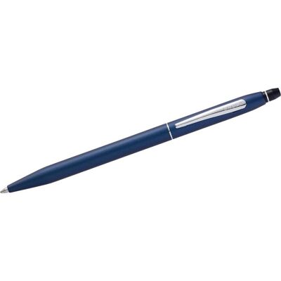 Cross, Stylo, Stylo bille Click Navy Bleu Laque Boîte cadeau (1x) - Publicité Cross, Stylo, Stylo bille Click Navy Bleu Laque Boîte cadeau (1x) - Publicité