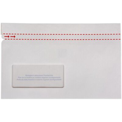 Elco, Pochette pour documents, Enveloppe pour documents en papier C5/6 fenêtre gauche, 250 pièces (C5/6, 250 pcs) - Publicité Elco, Pochette pour documents, Enveloppe pour documents en papier C5/6 fenêtre gauche, 250 pièces (C5/6, 250 pcs) - Publicité