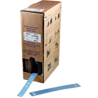 Brady, Rouleau d’étiquettes, BM7-10x75-7643-BL, Étiquettes Heatex, bleu, mat, 10.00 x 75.00 mm, non adhésives, gros rouleau ( (10 mm) - Publicité Brady, Rouleau d’étiquettes, BM7-10x75-7643-BL, Étiquettes Heatex, bleu, mat, 10.00 x 75.00 mm, non adhésives, gros rouleau ( (10 mm) - Publicité
