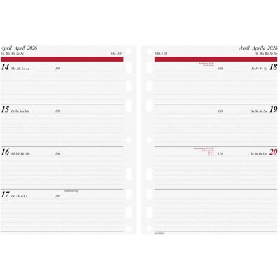 Idé, Agenda, Contenu annuel TIMING (A5, 1 semaine / 2 pages) - Publicité Idé, Agenda, Contenu annuel TIMING (A5, 1 semaine / 2 pages) - Publicité