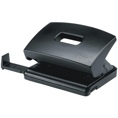 Novus, Perforatrice, Perforateur C 216, capacité : 16 feuilles, noir perforation : 80 mm, avec butée, en métal, avec - Publicité Novus, Perforatrice, Perforateur C 216, capacité : 16 feuilles, noir perforation : 80 mm, avec butée, en métal, avec - Publicité