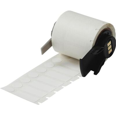 Brady, Rouleau d’étiquettes, M6-98-7425, polypropylène, blanc, mat, 25.40 x 9.53 mm, avec étiquette de couverture 9.53 mm, - Publicité Brady, Rouleau d’étiquettes, M6-98-7425, polypropylène, blanc, mat, 25.40 x 9.53 mm, avec étiquette de couverture 9.53 mm, - Publicité