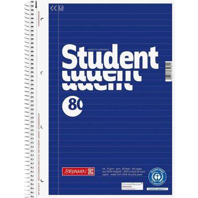 Brunnen, Cahier + bloc-notes, Le bloc du Collegium (A4, À rayures, Couverture souple) - Publicité Brunnen, Cahier + bloc-notes, Le bloc du Collegium (A4, À rayures, Couverture souple) - Publicité