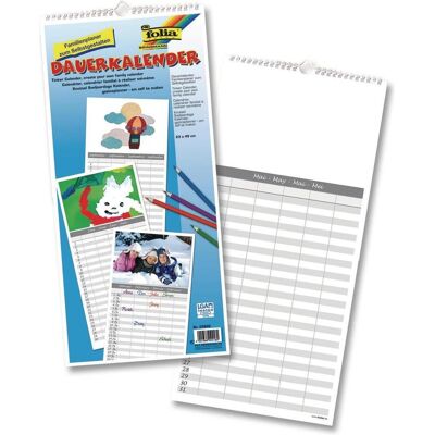 Folia, Calendrier + agenda, Calendrier permanent du planning familial (Spécial) - Publicité Folia, Calendrier + agenda, Calendrier permanent du planning familial (Spécial) - Publicité