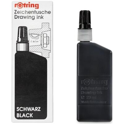 Rotring, Cartouche de rechange + encrier, Isograph (Noir, 1 pcs) - Publicité Rotring, Cartouche de rechange + encrier, Isograph (Noir, 1 pcs) - Publicité