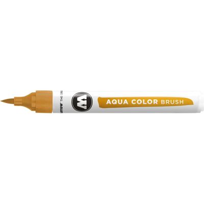 Molotow, Écriture + dessin, Crayon aquarelle Color Brush Aqua 1-2 mm brun clair (1x) - Publicité Molotow, Écriture + dessin, Crayon aquarelle Color Brush Aqua 1-2 mm brun clair (1x) - Publicité