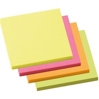 Soennecken, Notes adhésives, Note repositionnable Dimensions : 75 x 75 mm (l x h) Couleur : néon (75 x 75 mm) - Publicité Soennecken, Notes adhésives, Note repositionnable Dimensions : 75 x 75 mm (l x h) Couleur : néon (75 x 75 mm) - Publicité
