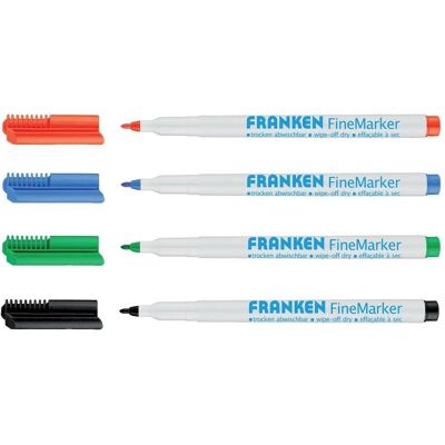 Franken, Marqueur, FineMarker (4x) - Publicité Franken, Marqueur, FineMarker (4x) - Publicité