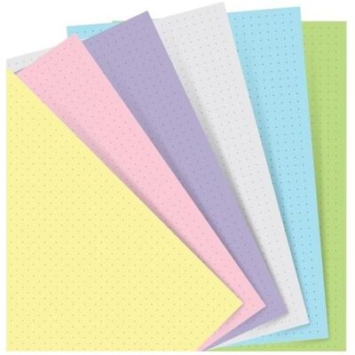 Filofax, Cahier + bloc-notes, Pastel Pkt Notebook Dotted140x90x12mm 0,11kg (1szt) (Pointillés) - Publicité Filofax, Cahier + bloc-notes, Pastel Pkt Notebook Dotted140x90x12mm 0,11kg (1szt) (Pointillés) - Publicité