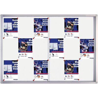 Franken, Panneau d'information, SK6118 - Aluminium - Horizontal / Vertical - Aluminium - Blanc - 1390 mm - Publicité Franken, Panneau d'information, SK6118 - Aluminium - Horizontal / Vertical - Aluminium - Blanc - 1390 mm - Publicité