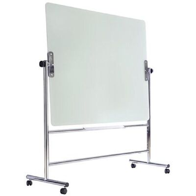 Bi-Office, Tableau de présentation, tableau en verre magnétique sur roulettes (120 x 90 cm) - Publicité Bi-Office, Tableau de présentation, tableau en verre magnétique sur roulettes (120 x 90 cm) - Publicité