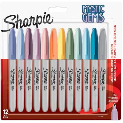 Sharpie, Marqueur, Marqueur permanent (12x) - Publicité Sharpie, Marqueur, Marqueur permanent (12x) - Publicité