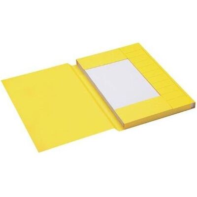 Tarifold, Porte-documents, Porte-documents Djois 3 volets Papier de chancellerie Carton 348 mm x 240 mm Jaune (A4) - Publicité Tarifold, Porte-documents, Porte-documents Djois 3 volets Papier de chancellerie Carton 348 mm x 240 mm Jaune (A4) - Publicité