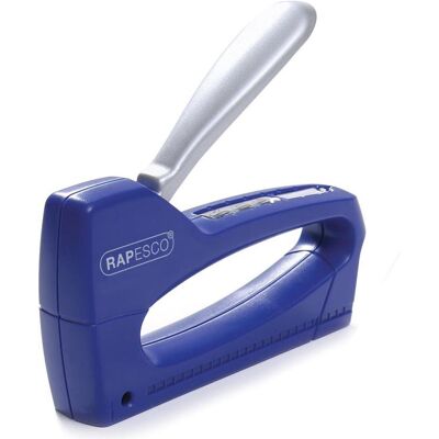 Rapesco Agrafeuse + pistolet à clous, 0955 Mini Z-Duo Agrafeuse, plastique ABS, bleu (Agrafeuse) - Publicité Rapesco Agrafeuse + pistolet à clous, 0955 Mini Z-Duo Agrafeuse, plastique ABS, bleu (Agrafeuse) - Publicité