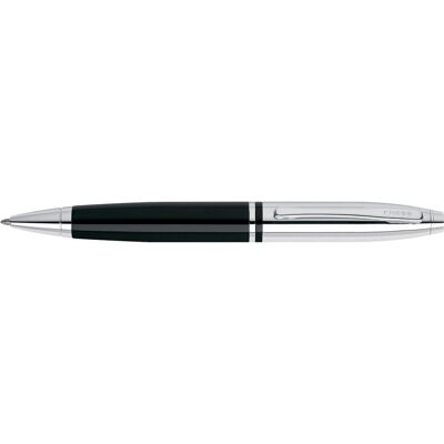 Cross, Stylo, Stylo à bille Calais Laque noire et chrome dans un coffret cadeau - Publicité Cross, Stylo, Stylo à bille Calais Laque noire et chrome dans un coffret cadeau - Publicité