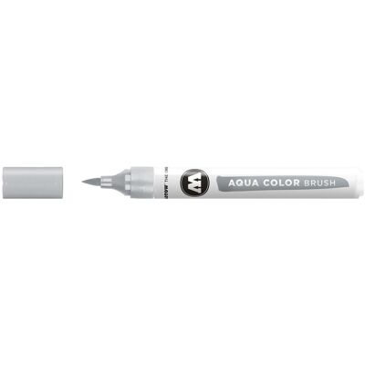 Molotow, Écriture + dessin, Crayon aquarelle Color Brush Aqua 1-2 mm gris froid 03 (1x) - Publicité Molotow, Écriture + dessin, Crayon aquarelle Color Brush Aqua 1-2 mm gris froid 03 (1x) - Publicité