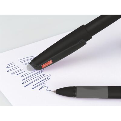 Brunnen, Stylo, Stylo Remove à encre gel noire, couleur de l'encre : bleu (1x) - Publicité Brunnen, Stylo, Stylo Remove à encre gel noire, couleur de l'encre : bleu (1x) - Publicité