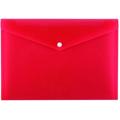 Idena, Pochette d'expédition + enveloppe à bulles, Enveloppe d'expédition C4 PP, rouge translucide (1 pcs) - Publicité Idena, Pochette d'expédition + enveloppe à bulles, Enveloppe d'expédition C4 PP, rouge translucide (1 pcs) - Publicité