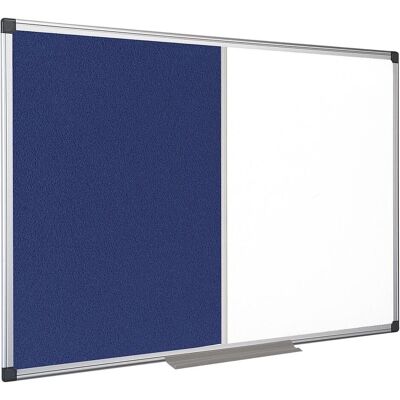 Bi-Office, Tableau d'affichage, Tableau combiné MAYA, tableau d'affichage et tableau blanc combinés, liège ou feutre, div. tailles (Panneau combiné, 150 x 120 cm) - Publicité Bi-Office, Tableau d'affichage, Tableau combiné MAYA, tableau d'affichage et tableau blanc combinés, liège ou feutre, div. tailles (Panneau combiné, 150 x 120 cm) - Publicité