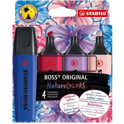 STABILO, Marqueur, Boss Wildflowers (4x) - Publicité STABILO, Marqueur, Boss Wildflowers (4x) - Publicité