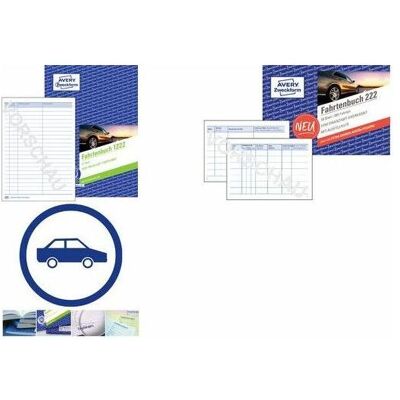 Avery Bulletin de versement, Formulaire carnet de route, voiture avec décompte annuel 223-5 DIN A5 1x 40 pages (40x) - Publicité Avery Bulletin de versement, Formulaire carnet de route, voiture avec décompte annuel 223-5 DIN A5 1x 40 pages (40x) - Publicité