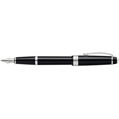 Cross, Stylo, Stylo Plume Bailey Light Laque Noire Plume F Boîte cadeau (1x) - Publicité Cross, Stylo, Stylo Plume Bailey Light Laque Noire Plume F Boîte cadeau (1x) - Publicité