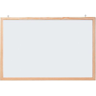 Franken, Tableau de présentation, Tableau blanc cadre en bois pin (80 x 60 cm) - Publicité Franken, Tableau de présentation, Tableau blanc cadre en bois pin (80 x 60 cm) - Publicité