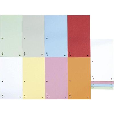 Donau, Classeur : accessoires, Intercalaires, carton, 1/3 a4, 235x105mm, 100pcs, couleurs assorties - Publicité Donau, Classeur : accessoires, Intercalaires, carton, 1/3 a4, 235x105mm, 100pcs, couleurs assorties - Publicité