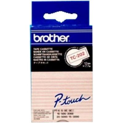 Brother Ruban d'étiquetage, P-Touch (1.20 cm, Blanc, Rouge) - Publicité Brother Ruban d'étiquetage, P-Touch (1.20 cm, Blanc, Rouge) - Publicité