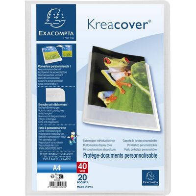 Exacompta, Porte-documents, KREACOVER - Livres de présentation (A4) - Publicité Exacompta, Porte-documents, KREACOVER - Livres de présentation (A4) - Publicité
