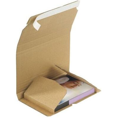 Rajapack, Emballage + boîte d'expédition, Carton à livres Raja à 1 cannelure Carton 220 (L) x 310 (H) mm Marron (25 pcs) - Publicité Rajapack, Emballage + boîte d'expédition, Carton à livres Raja à 1 cannelure Carton 220 (L) x 310 (H) mm Marron (25 pcs) - Publicité