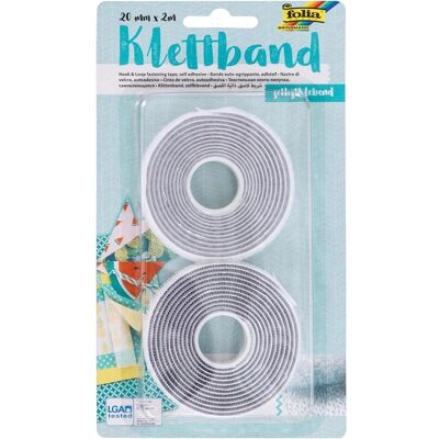 Folia, Bande velcro, Bande Velcro (20 mm) - Publicité Folia, Bande velcro, Bande Velcro (20 mm) - Publicité